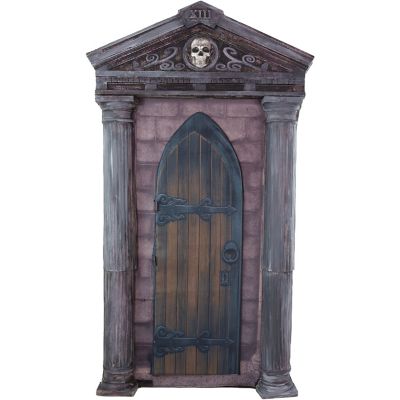 Image showing 6.7 ft. Motion-Triggered Mausoleum Halloween Animatronic by Tekky