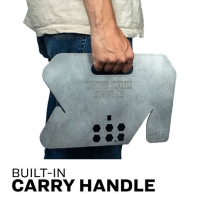 Image showing 7 th US Stove Triangular Firepit, Small