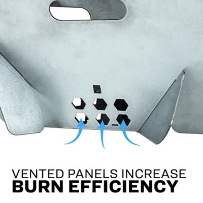 Image showing 9 th US Stove Triangular Firepit, Small