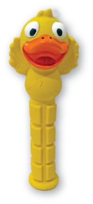 Scoochie Pet Products Premium Stuffed Latex Donna Duck Dog Chew Toy, 6.5 in.