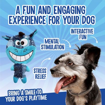 Image showing  Happy Day Face Squeaky Dog Chew Toy, 10.5 in.