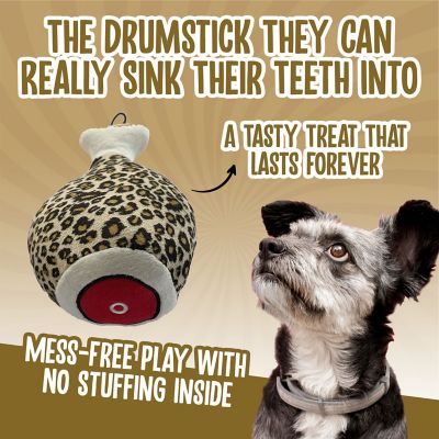 Image showing  Pebbles Drumstick Squeaky Dog Chew Toy, 7 in.