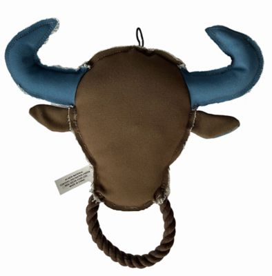 Image showing  Pet Angry Texas Bull Squeaky Dog Chew Toy, 11 in.