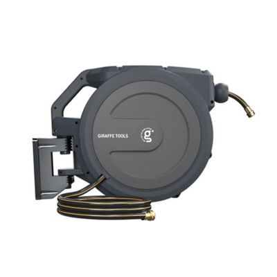 Image showing  Garden Retractable Hose Reel 1/2 in. - 78 ft., Metal Bracket, Wall Mounted