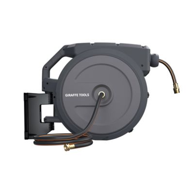 Image showing  Garden Retractable Hose Reel 1/2 in. - 130 ft., Metal Bracket, Wall Mounted
