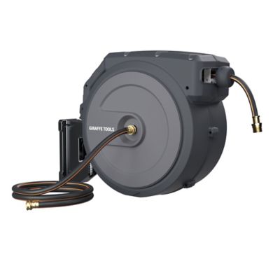 Image showing  Garden Retractable Hose Reel 1/2 in. - 130 ft., Metal Bracket, Wall Mounted