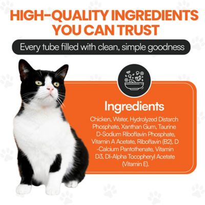 Image showing  Cat by Scoochie Squeeze-Up Premium Creamy Chicken Lickable Cat Treats, 0.5 oz. tube, case of 64