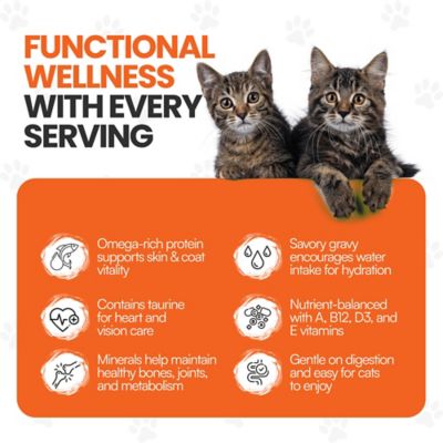 Image showing  Cat by Scoochie Premium Gravy Salmon Stew Wet Cat Food Topping, 3.5 oz. pouch, case of 4