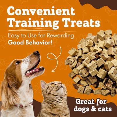 Image showing 5 th The Treat Shack Single Ingredient Bison Liver Freeze-Dried Dog & Cat Treats, 4 oz. bag