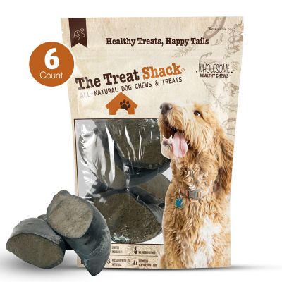 Image showing  Large Cow Hooves Stuffed With Irresistible Peanut Butter Dog Chew Treat, 6CT
