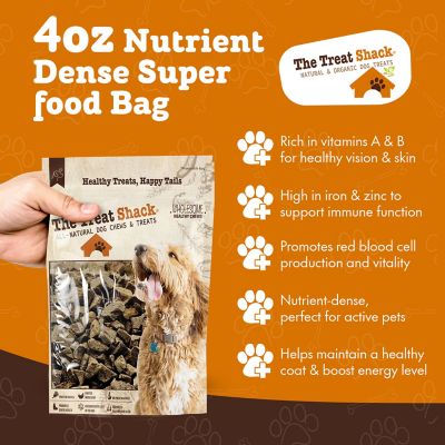 Image showing  Single Ingredient Chicken Liver Freeze-Dried Dog & Cat Treats, 4 oz. bag