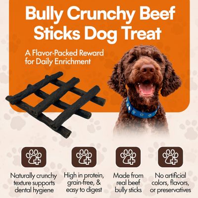 Image showing  Bully Crunchy Beef Sticks Dog Treat, 12CT