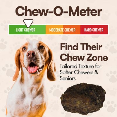 Image showing  Bully Stick Burger Soft And Chewy Beef Dog Chew Treat, 6 ct.