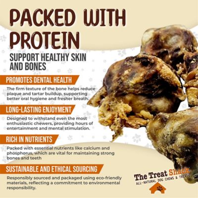 Image showing  Meaty Beef Knee Cap Bone Natural Dog Chew Treats, 10CT