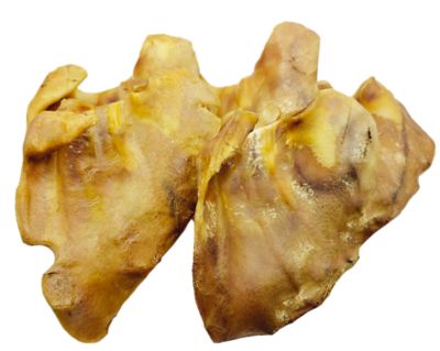 Image showing  Small Natural Pig Ears Slivers Dog Chew Treat, 1 lb. bag