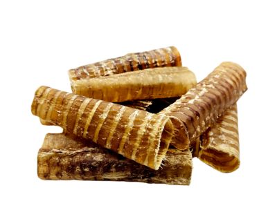 Image showing  6 in. Whole Beef Trachea Tubes Natural Dog Chew Treats, 10 CT