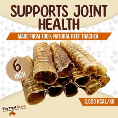 Image showing  6 in. Whole Beef Trachea Tubes Natural Dog Chew Treats, 20CT