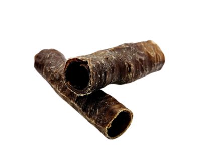 Image showing  6 in. Whole Beef Trachea Tube Wrapped with Gullet Crunchy Duo Natural Dog Chew Treats, 3CT