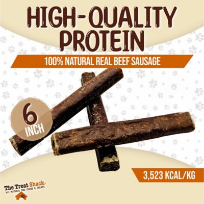 Image showing  Real Beef Sausage High-Protein Soft & Chewy Dog Treats, 6 in., 20CT