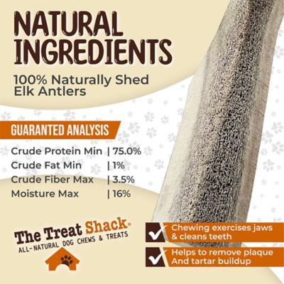 Image showing  Split Naturally Shed 5 to 6 in. Elk Antler Dog Treats, Medium, 1CT