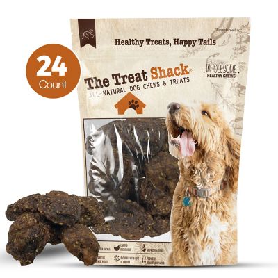 Image showing  Bully Stick Burger Soft And Chewy Beef Dog Chew Treat, 24CT