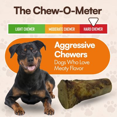 Image showing  Large Beef Marrow Filled Bone Dog Chew Treat, 6CT