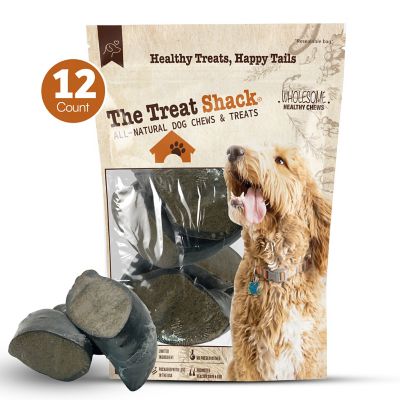 Image showing  Large Cow Hooves Stuffed With Irresistible Peanut Butter Dog Chew Treat, 12CT