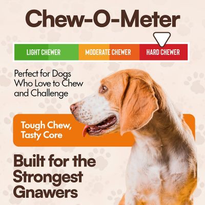 Image showing  Large Cow Hooves Stuffed With Irresistible Peanut Butter Dog Chew Treat, 12CT