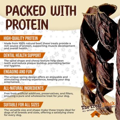Image showing  Beef Springs High-Protein Jerky Dog Treats, 3CT, 10 to 12 in.
