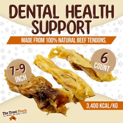 Image showing  7 to 9 in. Meaty Beef Tendon Sticks Natural Dog Chew Treats, Jumbo, 6CT