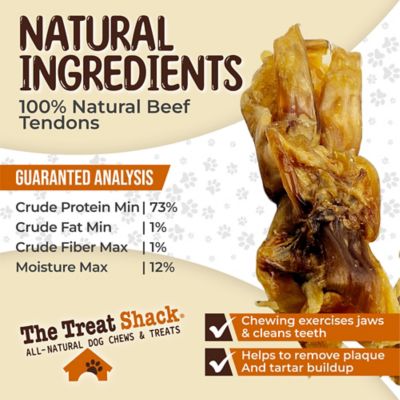 Image showing  7 to 9 in. Meaty Beef Tendon Sticks Natural Dog Chew Treats, Jumbo, 6CT