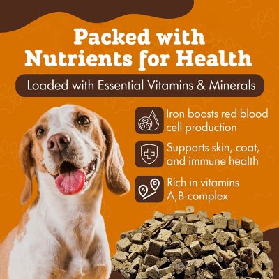 Image showing  Single Ingredient Beef Liver Freeze-Dried Dog & Cat Treats, 2 lb. bag