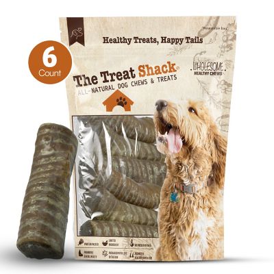 Image showing  Double Stuffed Trachea Tube With Irresistible Peanut Butter Dog Chew Treat, 6CT