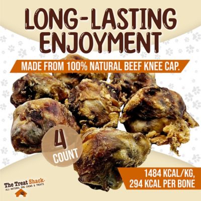 Image showing  Meaty Beef Knee Cap Bone Natural Dog Chew Treats, 4CT