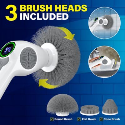Image showing  Scrubtastic Pro 43 in. Multi-Purpose Surface Rechargeable Electric Power Scrubber Cleaner Scrub Brush