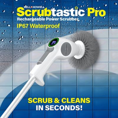 Image showing  Scrubtastic Pro 43 in. Multi-Purpose Surface Rechargeable Electric Power Scrubber Cleaner Scrub Brush