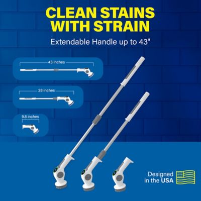 Image showing 5 th Bell & Howell Scrubtastic Pro 43 in. Multi-Purpose Surface Rechargeable Electric Power Scrubber Cleaner Scrub Brush