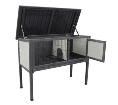 Image showing  Indoor/Outdoor Rabbit Hutch, 47 x 22in.