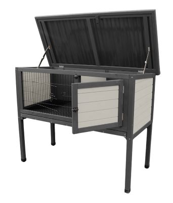 Image showing  Indoor/Outdoor Rabbit Hutch, 47 x 22in.