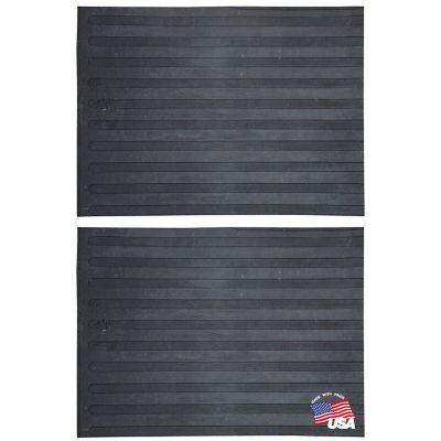 Boomerang Rubber Inc. 3 x 4 ft. x 5/16 in. Rubber Horse Stable Stall, Gym, Workshop, Garage, Utility Use Mat - 2PK