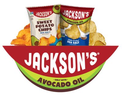 Image showing 2 th Jackson's Sea Salt Sweet Potato Chips with Avocado Oil