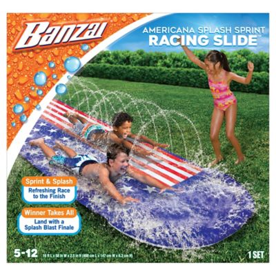 Banzai Americana Splash Sprint Racing Slide