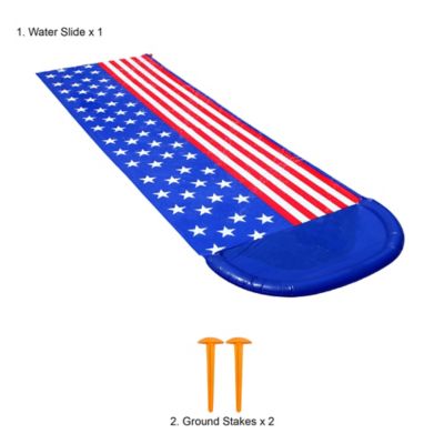Image showing 4 th Banzai Americana Splash Sprint Racing Slide