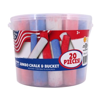 Image showing Americana Chalk Bucket, 20 ct.