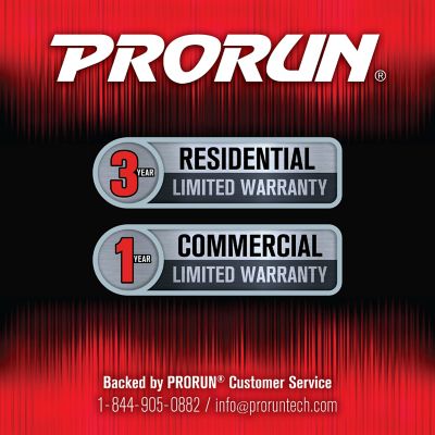 Image showing 6 th PRORUN 60V 42 in. Steel Deck Cordless Lawn Tractor with 10.0 Ah Batteries (3), Charger, Mulch Kit, and Towing Kit