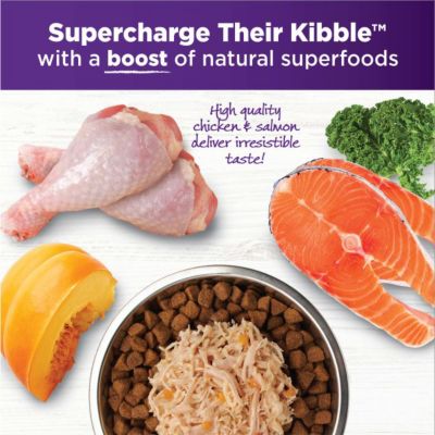 Image showing  Simply Shreds Wet Dog Food Topper - Wild Salmon & Pumpkin, 2.8 Ounce