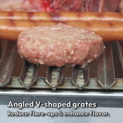 Image showing 5 th Prokan 42 in. Infinity SS304 Argentine Charcoal and Wood BBQ Grill