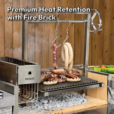 Image showing  65 in. Infinity European Ledge Argentine BBQ Island Grill