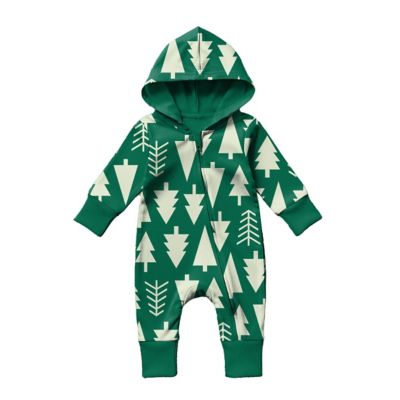 Goodie Two Sleeves Toddler Onesie Holiday Tree Sleeper Pajamas
