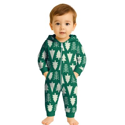 Image showing 3 th Goodie Two Sleeves Toddler Onesie Holiday Tree Sleeper Pajamas